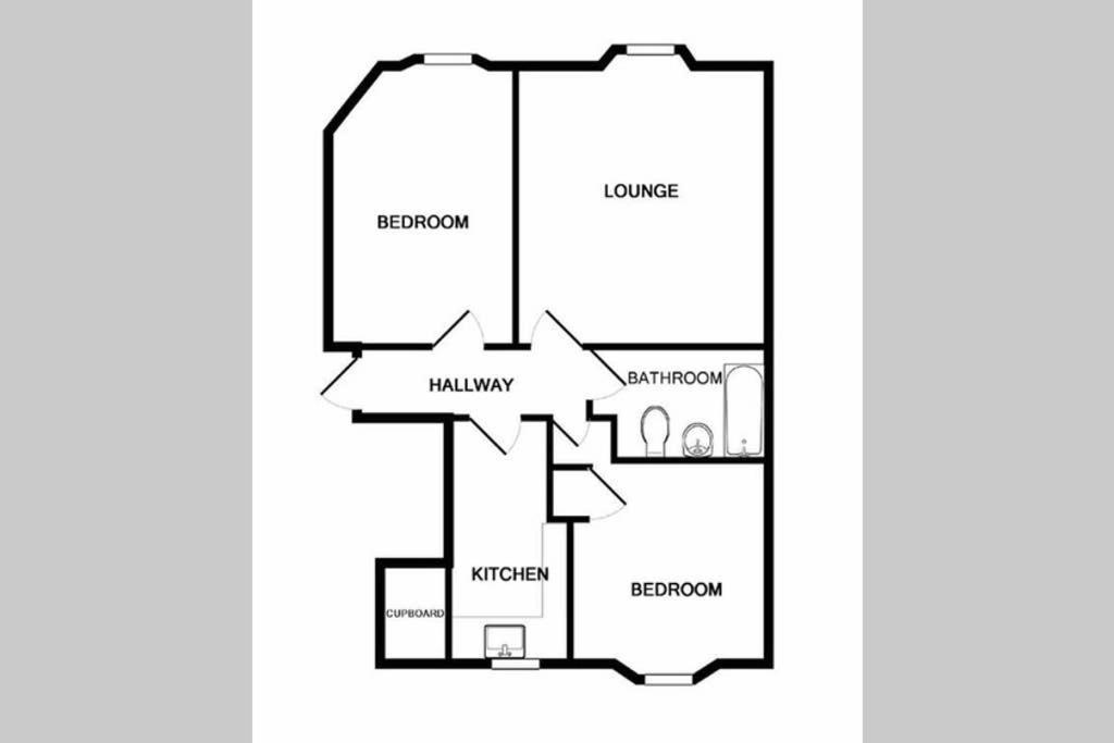 ☆ Spacious 2 Bed Flat, Close To University ☆ Apartment Dundee Exterior photo